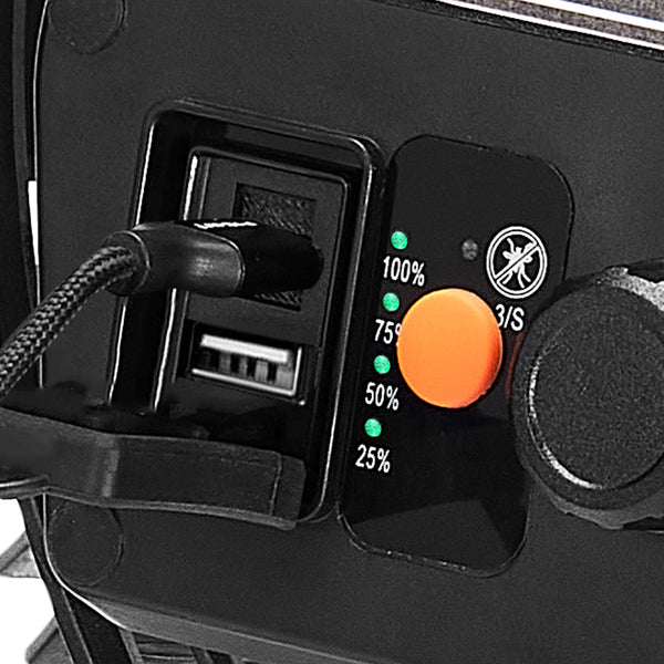 Battery Indicator Display with USB-C Charging 