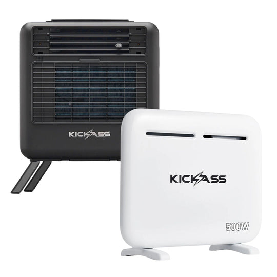 KickAss 400W Portable Air Conditioner + 500W Electric Panel Heater Bundle