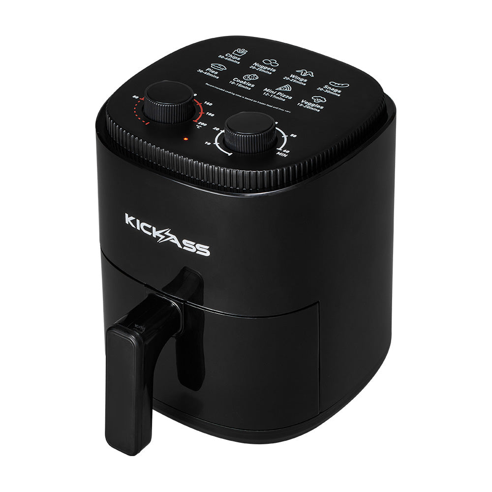 KickAss 12V 3L Portable Air Fryer for Camping - 300W