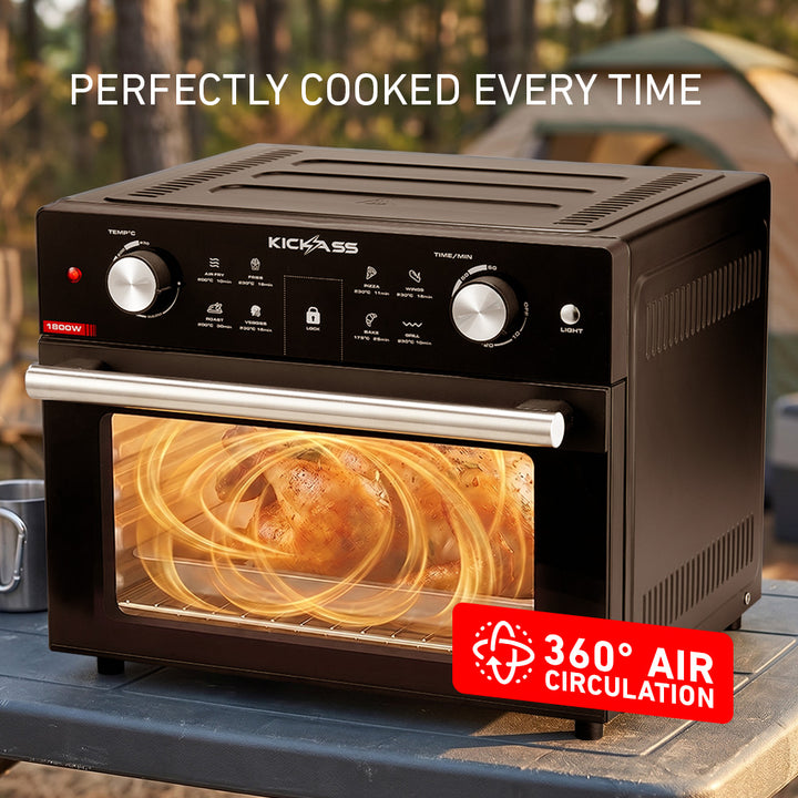  Perfectly Cooked Every Time – 360° Air Circulation 