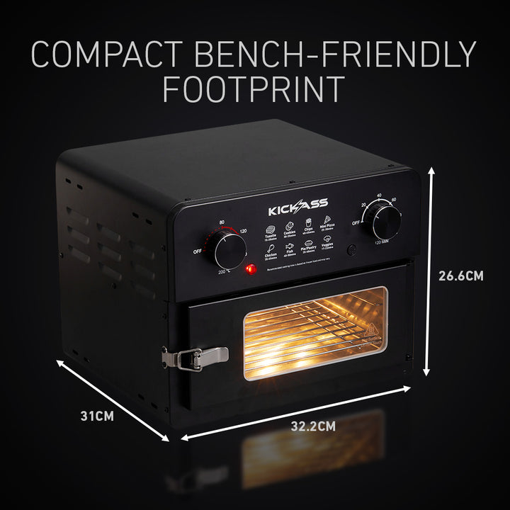 Compact Bench-Friendly Footprint 
