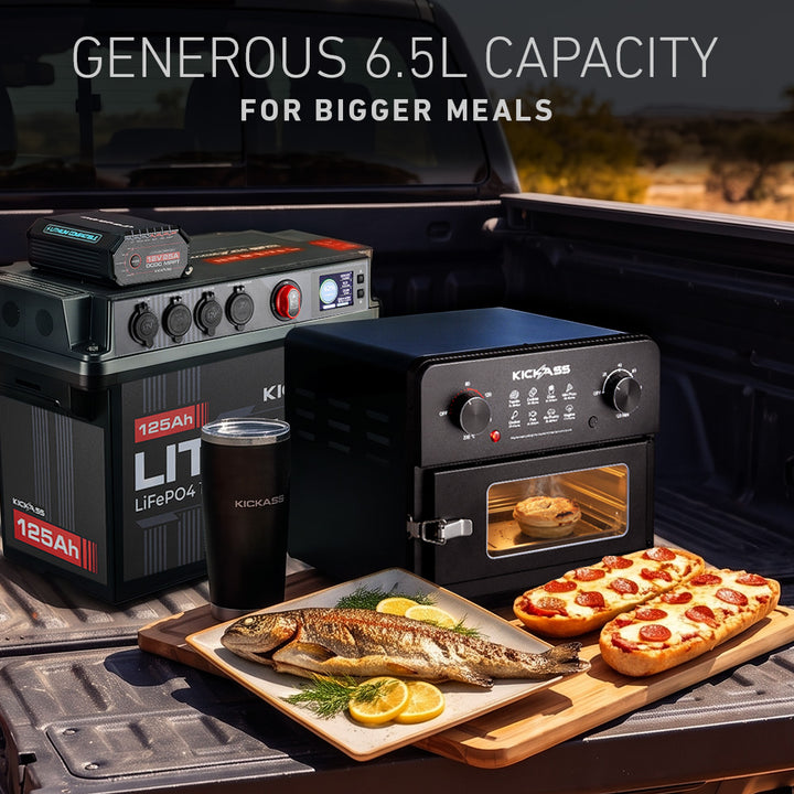 Generous 6.5L Capacity for Bigger Meals 