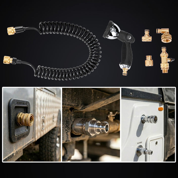 Universal Thread with ½” BSPT Quick Connect Fittings  