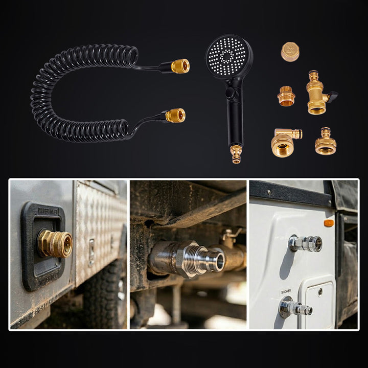 Universal Thread with ½” BSPT Quick Connect Fittings  
