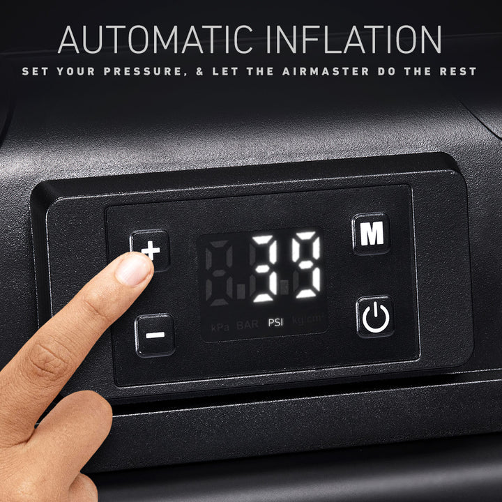 Automatic Inflation - Set Your Pressure, & Let The AirMaster Do the Rest
