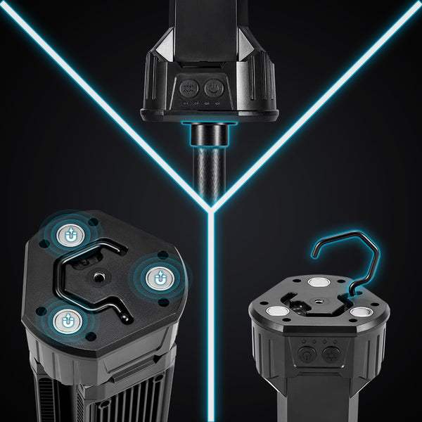 Magnetic Base and Hanging Hook with Tripod Mounting Options