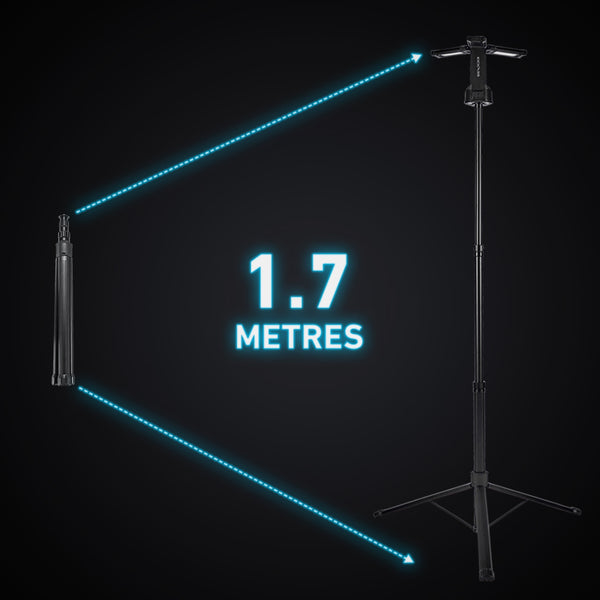 Three Stage, 1.7m Adjustable Tripod 