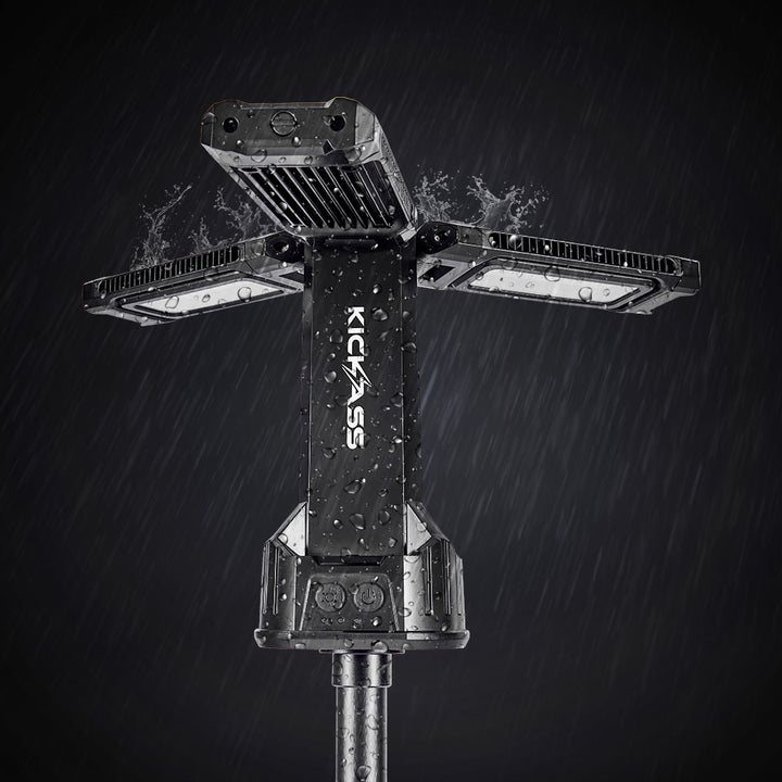 Rated IPX4 water resistant 