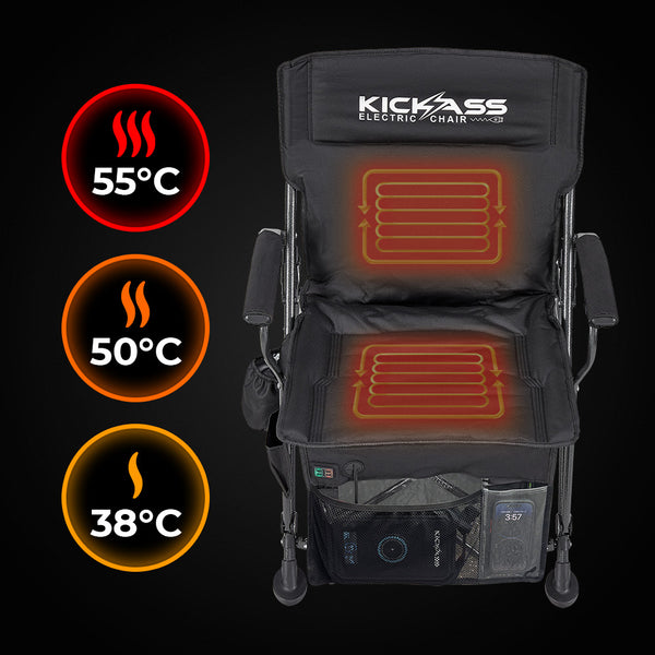 3 Heat Settings (38°C / 50°C / 55°C) 