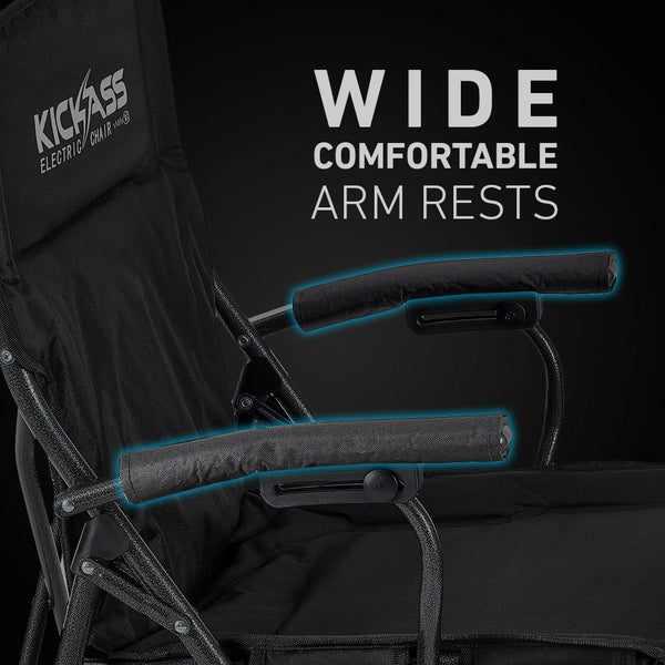 Wide, Comfortable Armrests 