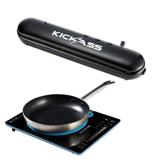 KickAss Induction Cooktop + Lithium Vacuum Sealer Bundle