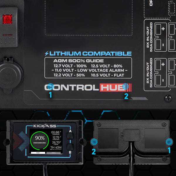 Pre-Drilled Holes for Lithium RDU Mounting