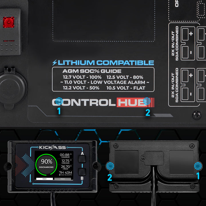 Pre-Drilled Holes for Lithium RDU Mounting