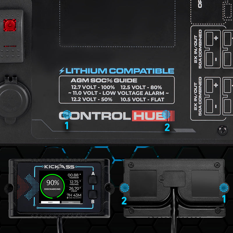 Pre-Drilled Holes for Lithium RDU Mounting
