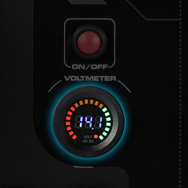 Voltmeter with Low Voltage Alarm