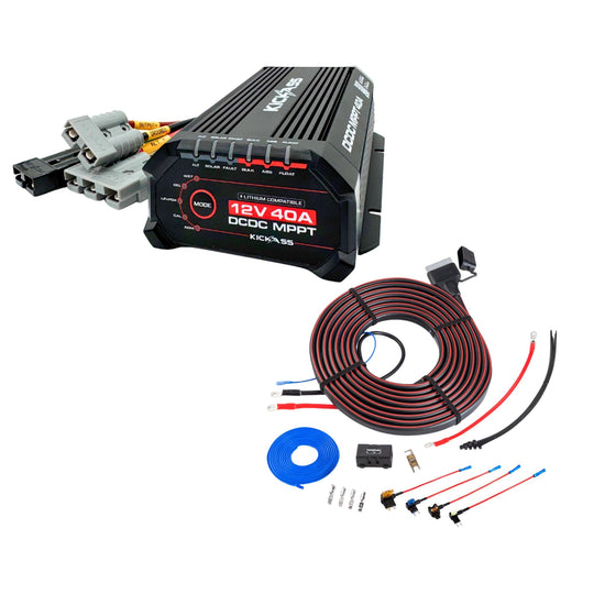 KickAss 40A DCDC Charger & 6.5M Heavy Duty DCDC Wiring Kit