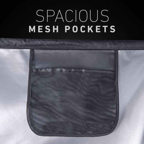 Spacious Mesh Pockets for Organisation