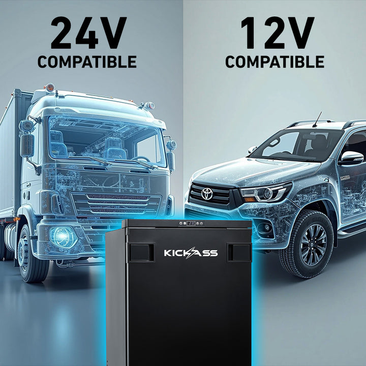 Compatible with both 12V & 24V Systems 