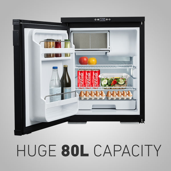 Huge 80L Capacity  