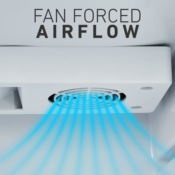 Fan Forced Airflow for Even Chilling 