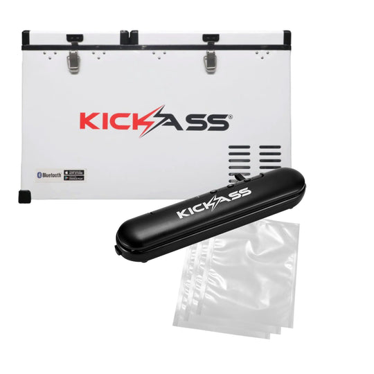 KickAss 75L Single Zone Fridge with Vacuum Sealer & Bags