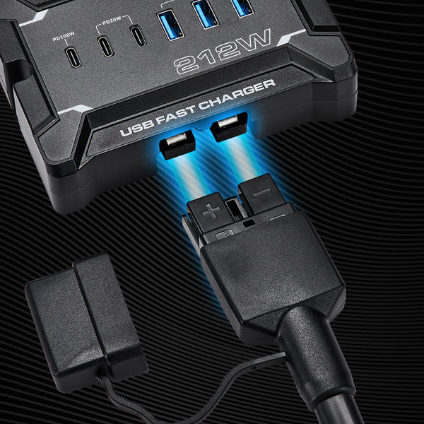 Plug & Play with Integrated Anderson Plug  