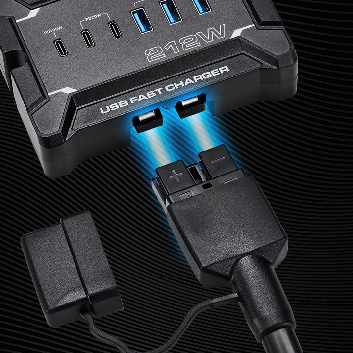 Plug & Play with Integrated Anderson Plug  