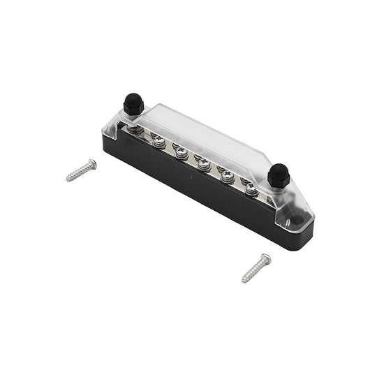 KickAss 10-Way Negative Bus Bar with Cover