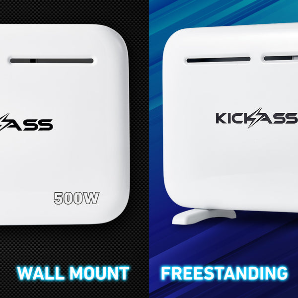 Flexible Mounting Options – Freestanding or Wall Mount 