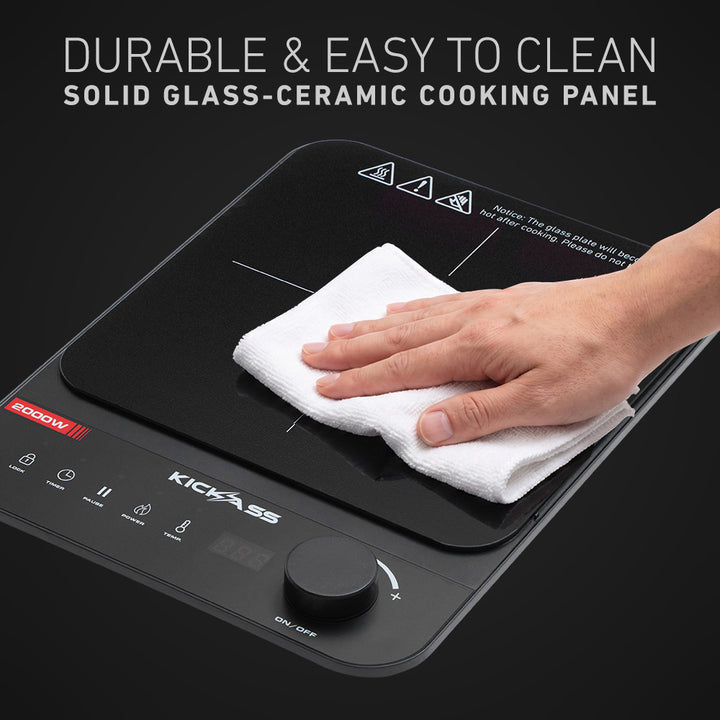 Solid Glass-Ceramic Cooking Panel – Durable & Easy to Clean