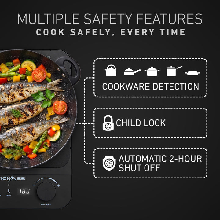 Multiple Safety Features: Cook Safely, Every Time