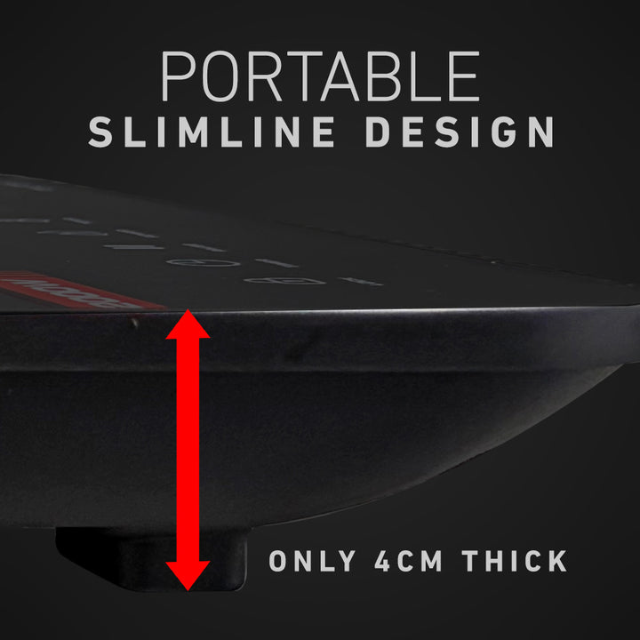 Portable, Slimline Design – Only 4cm Thick