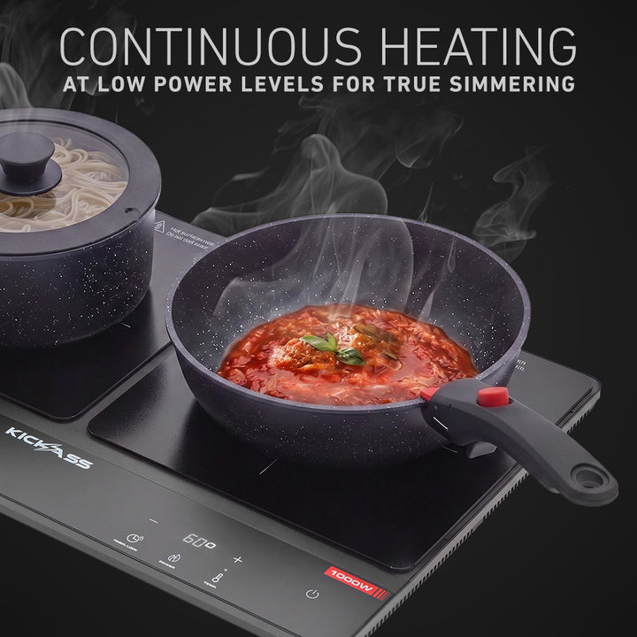 Continuous Heating at Low Power Levels For True Simmering