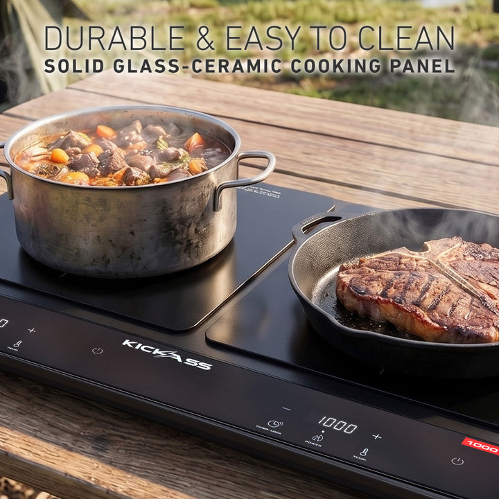 Solid Glass-Ceramic Cooking Panel – Durable & Easy to Clean