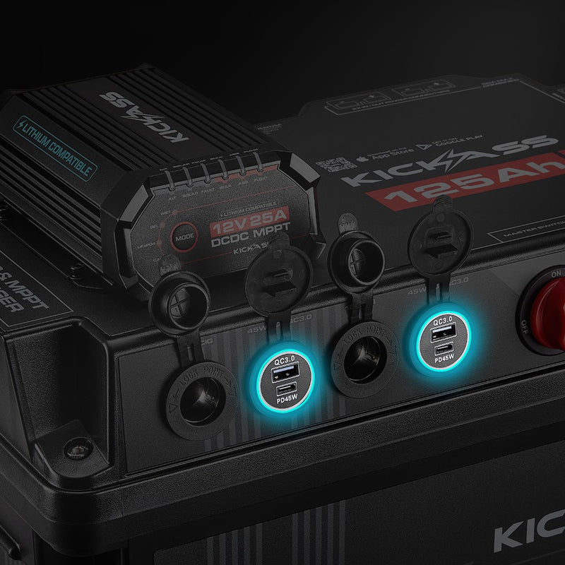 Integrated USB Fast Charging 