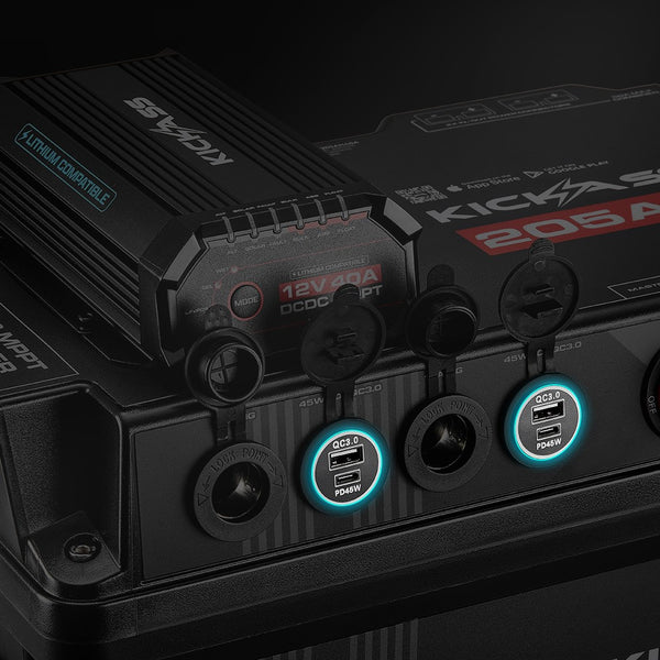 Integrated USB Fast Charging 