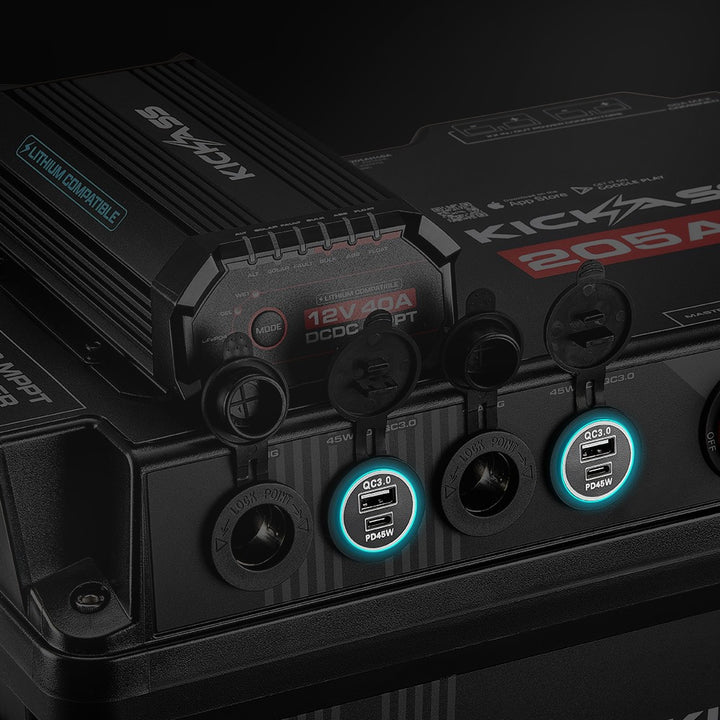 Integrated USB Fast Charging 