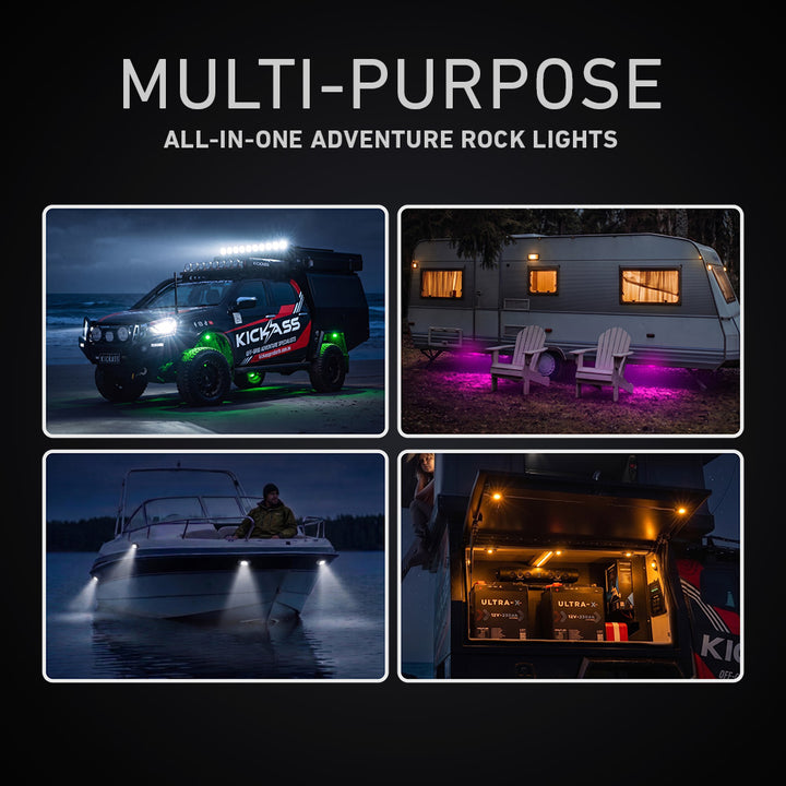 Multi-Purpose, All-in-One Adventure Rock Lights