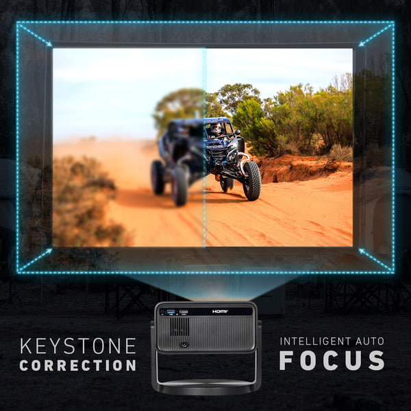 Intelligent Auto-Focus & Keystone Correction  