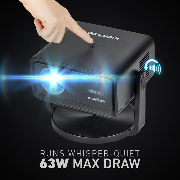 Compact, Quiet & Power Efficient - Won't Drain Your Battery 