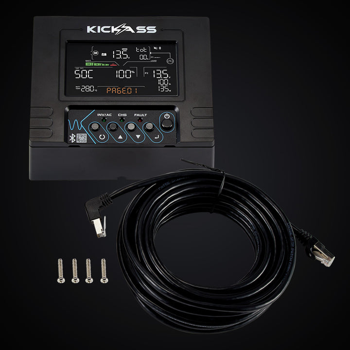 RJ45 Cable and Mounting Hardware Included