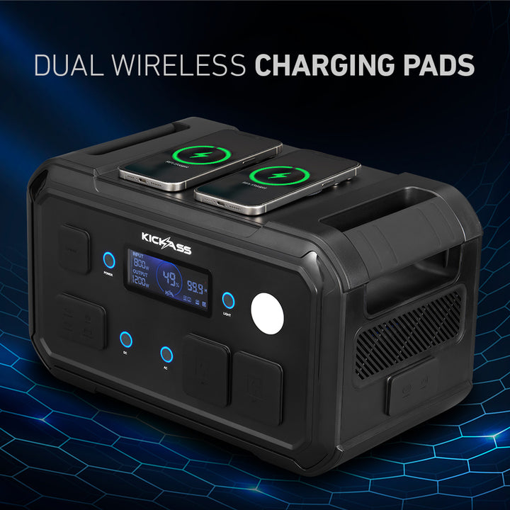 Dual Wireless Charging Pads (10W Each) 
