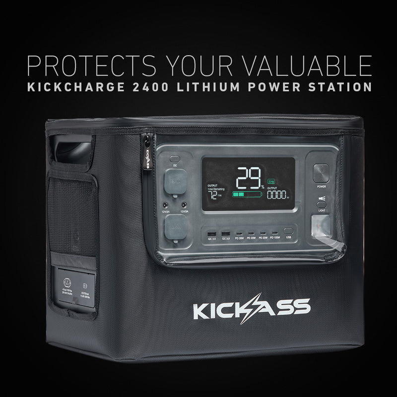Protects your Valuable KickCharge 2400 Lithium Power Station 