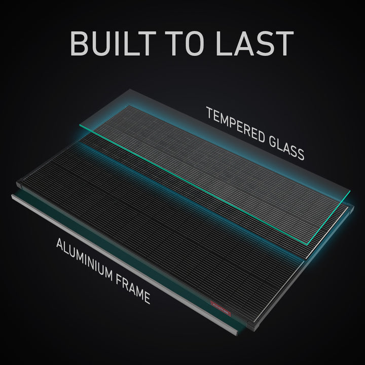 Built to Last: Tempered Glass & An Aluminium Frame 