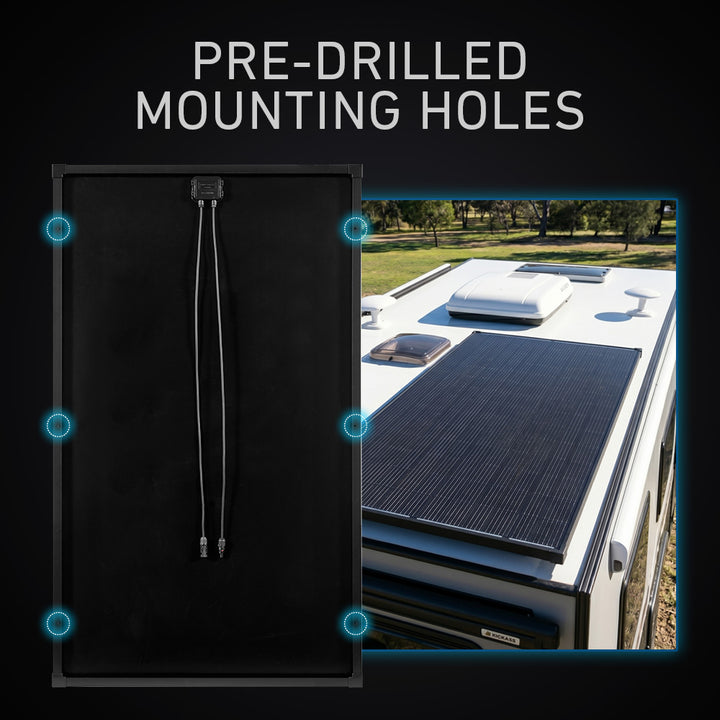 Pre-Drilled Mounting Holes  