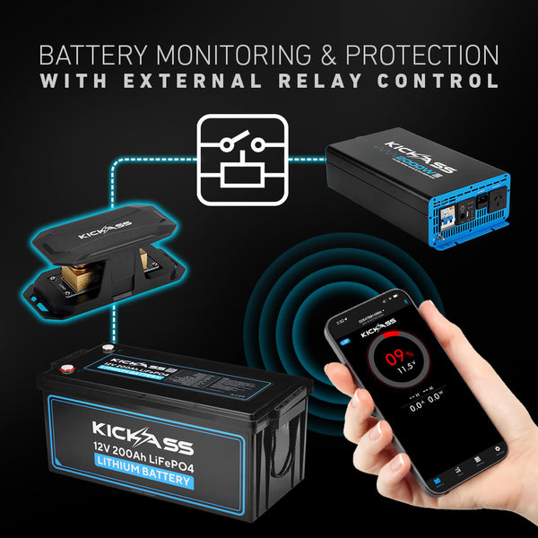 Battery Monitoring & Protection with External Relay Control 