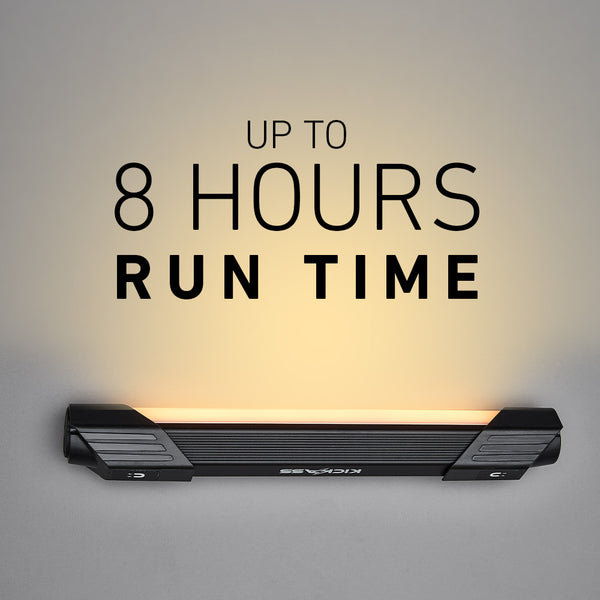 Up to 8 Hours Run Time 