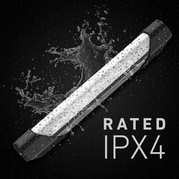 Rated IPX4 