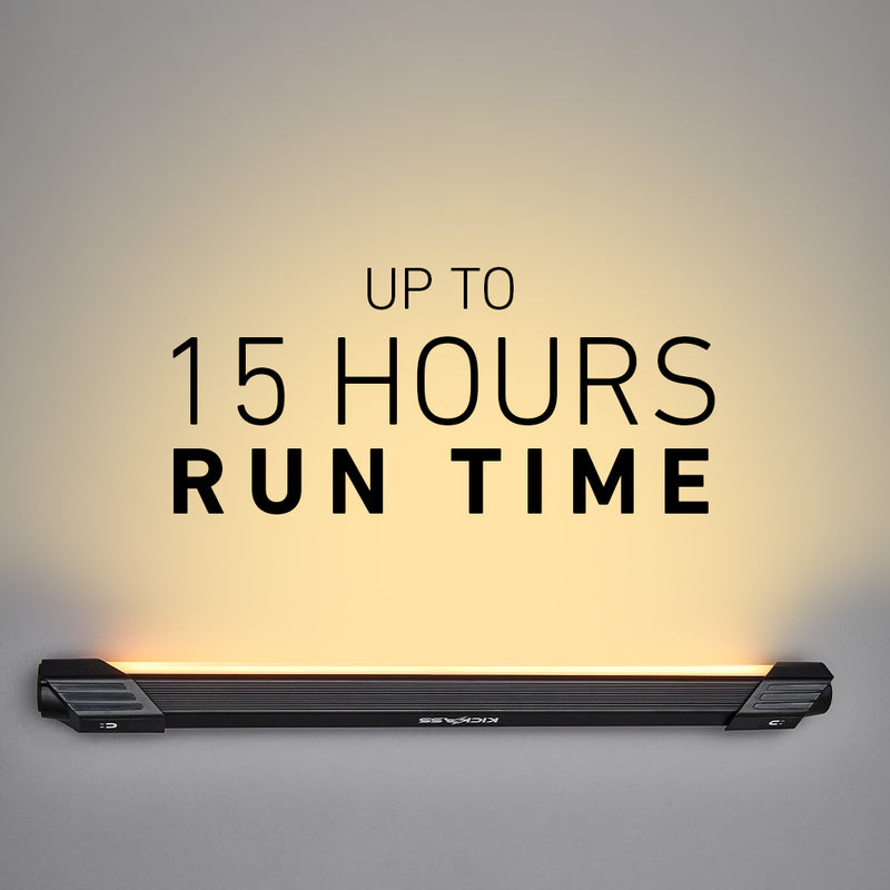 Up to 15 Hours Run Time 