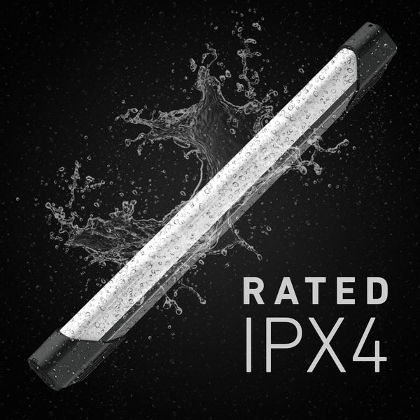 Rated IPX4 